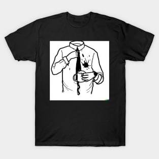 Coffee Mug Stain shirt design T-Shirt